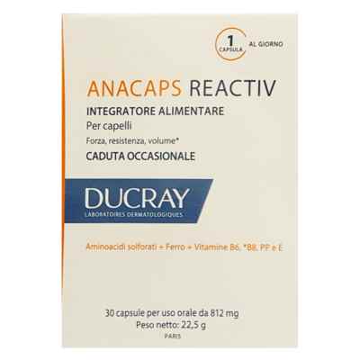 Ducray Anacaps Reactiv Integratore Anticaduta 30 Cps.SCADENZA MAGGIO 2024